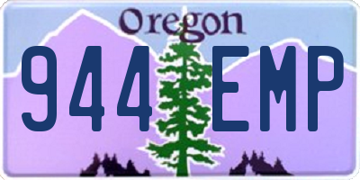 OR license plate 944EMP