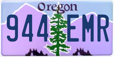 OR license plate 944EMR