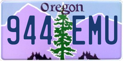 OR license plate 944EMU