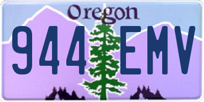 OR license plate 944EMV