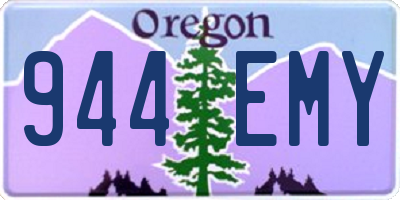 OR license plate 944EMY