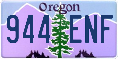 OR license plate 944ENF