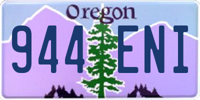 OR license plate 944ENI