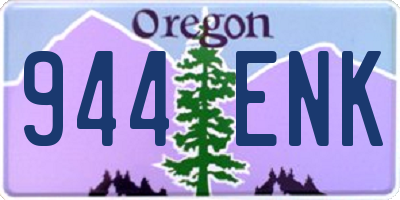 OR license plate 944ENK