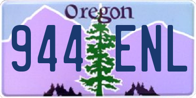 OR license plate 944ENL