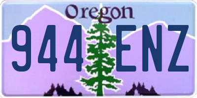 OR license plate 944ENZ