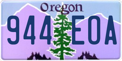 OR license plate 944EOA