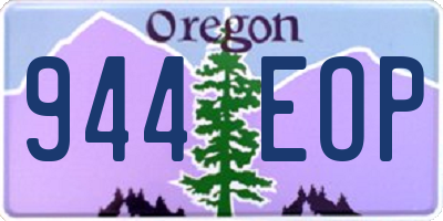 OR license plate 944EOP