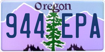 OR license plate 944EPA