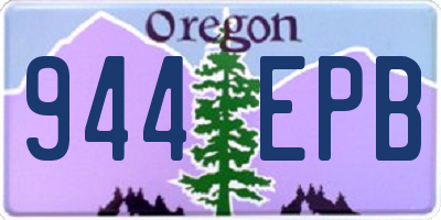 OR license plate 944EPB