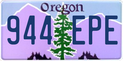 OR license plate 944EPE