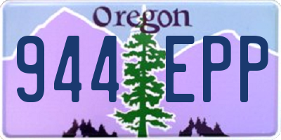 OR license plate 944EPP