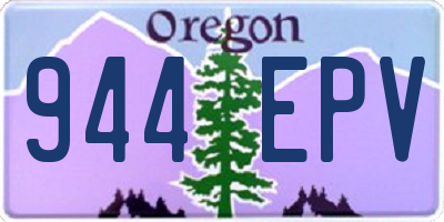 OR license plate 944EPV