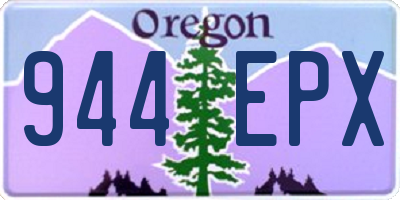 OR license plate 944EPX
