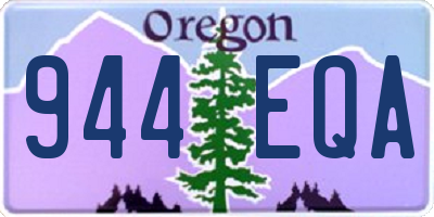 OR license plate 944EQA