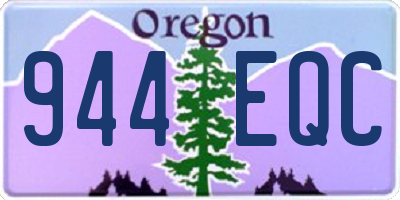 OR license plate 944EQC