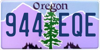 OR license plate 944EQE