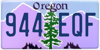 OR license plate 944EQF