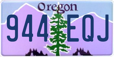 OR license plate 944EQJ