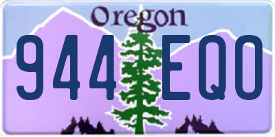 OR license plate 944EQO