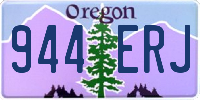 OR license plate 944ERJ