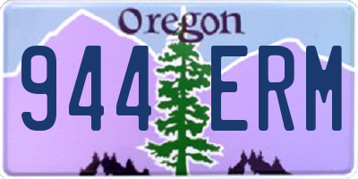 OR license plate 944ERM