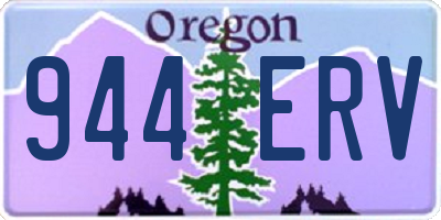 OR license plate 944ERV