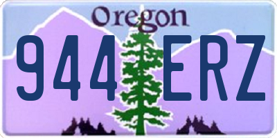 OR license plate 944ERZ