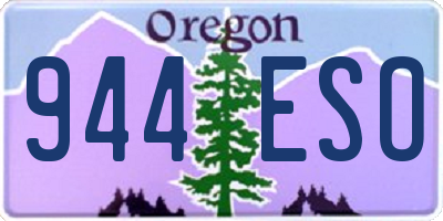 OR license plate 944ESO