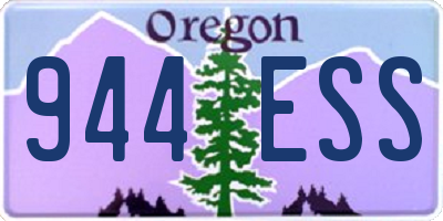OR license plate 944ESS
