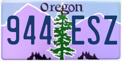 OR license plate 944ESZ