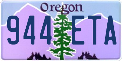 OR license plate 944ETA