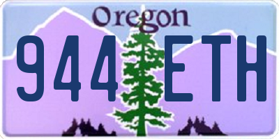 OR license plate 944ETH