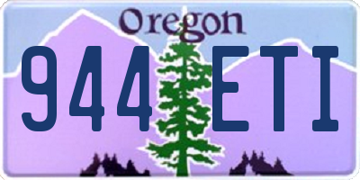 OR license plate 944ETI