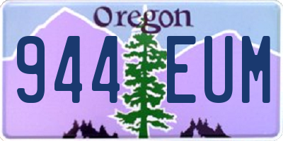 OR license plate 944EUM