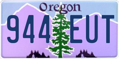 OR license plate 944EUT