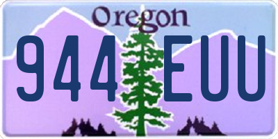 OR license plate 944EUU