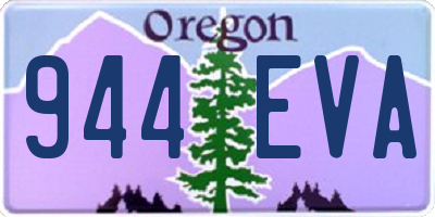 OR license plate 944EVA