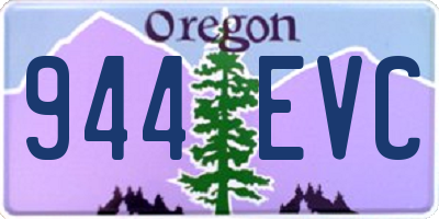 OR license plate 944EVC