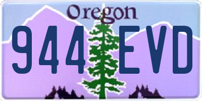 OR license plate 944EVD