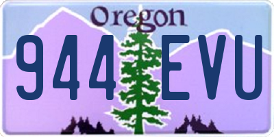 OR license plate 944EVU
