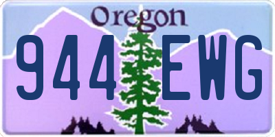 OR license plate 944EWG