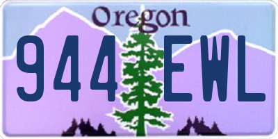 OR license plate 944EWL