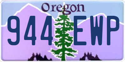 OR license plate 944EWP