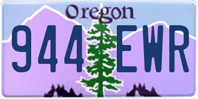 OR license plate 944EWR