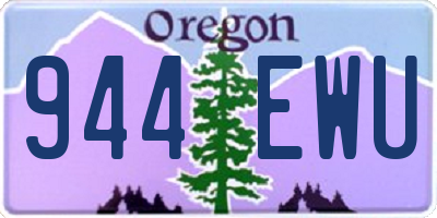 OR license plate 944EWU