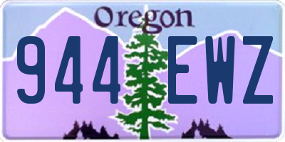 OR license plate 944EWZ