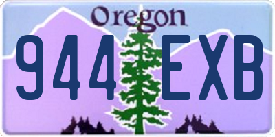 OR license plate 944EXB