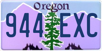 OR license plate 944EXC