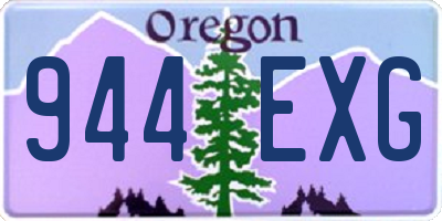 OR license plate 944EXG